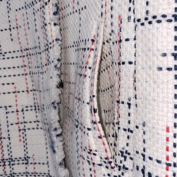 Banana Republic Tweed Collarless Jacket Size S - Picture 8 of 13